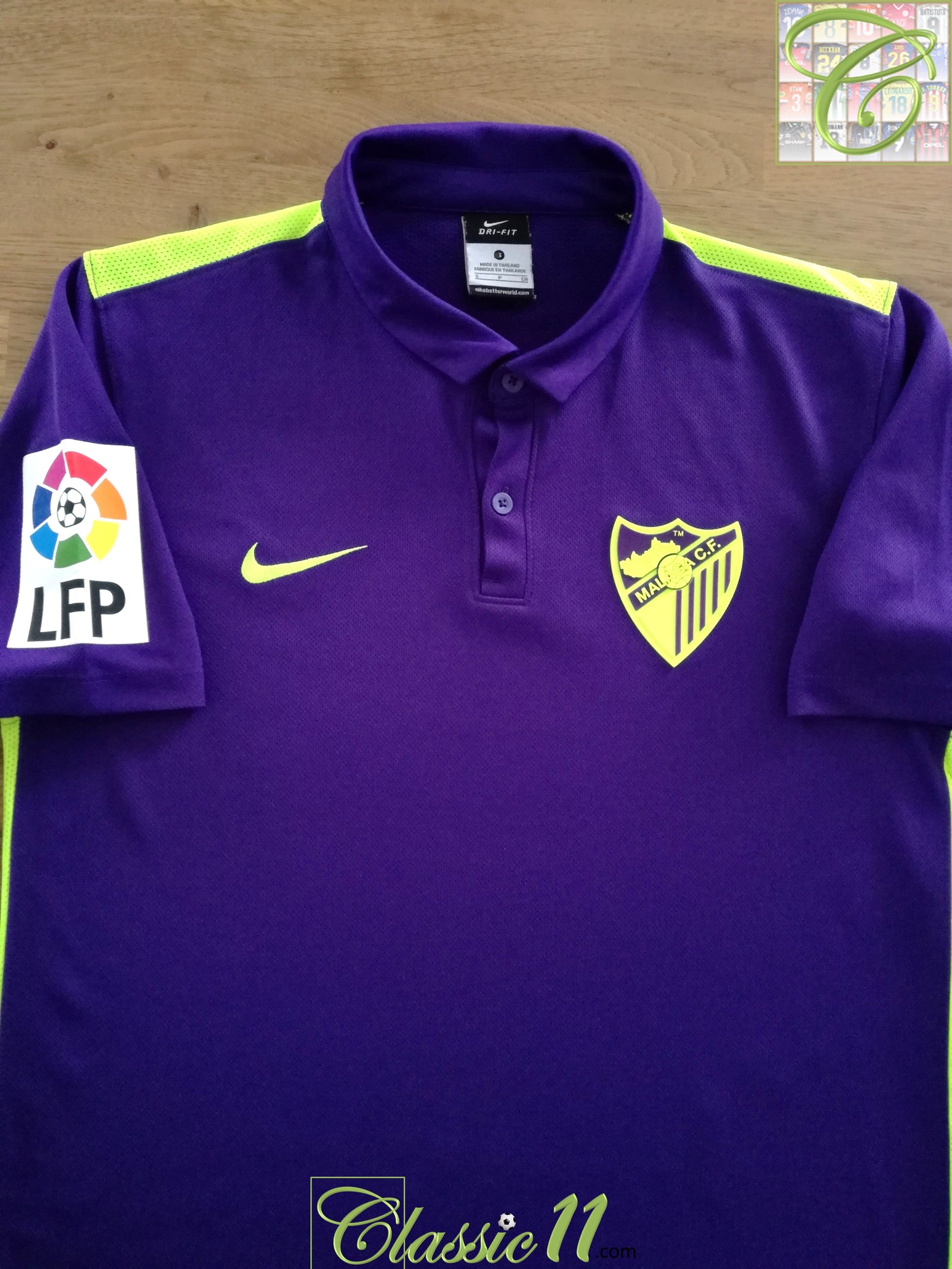 2015/16 Malaga Away La Liga Football Shirt