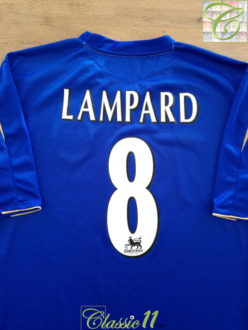 2005/06 Chelsea Home Premier League Football Shirt Lampard #8