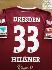 2016/17 Dynamo Dresden Away Bundesliga Football Shirt Hilßner #33