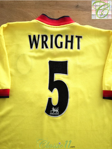 1997/98 Liverpool Away Premier League Football Shirt Wright #5