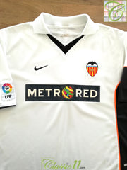 2001/02 Valencia Home La Liga Football Shirt