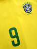 2002 Brazil Home Football Shirt Ronaldo #9 (XL)