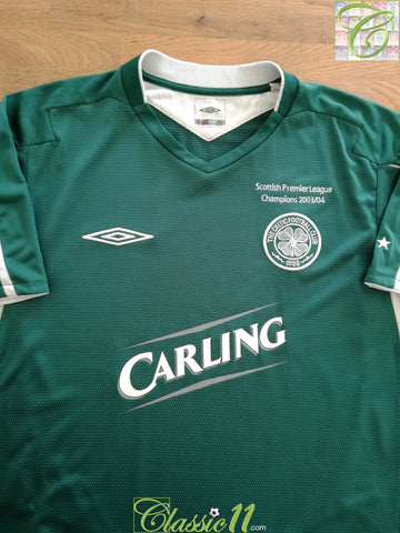 2004/05 Celtic Away 'Champions' Football Shirt