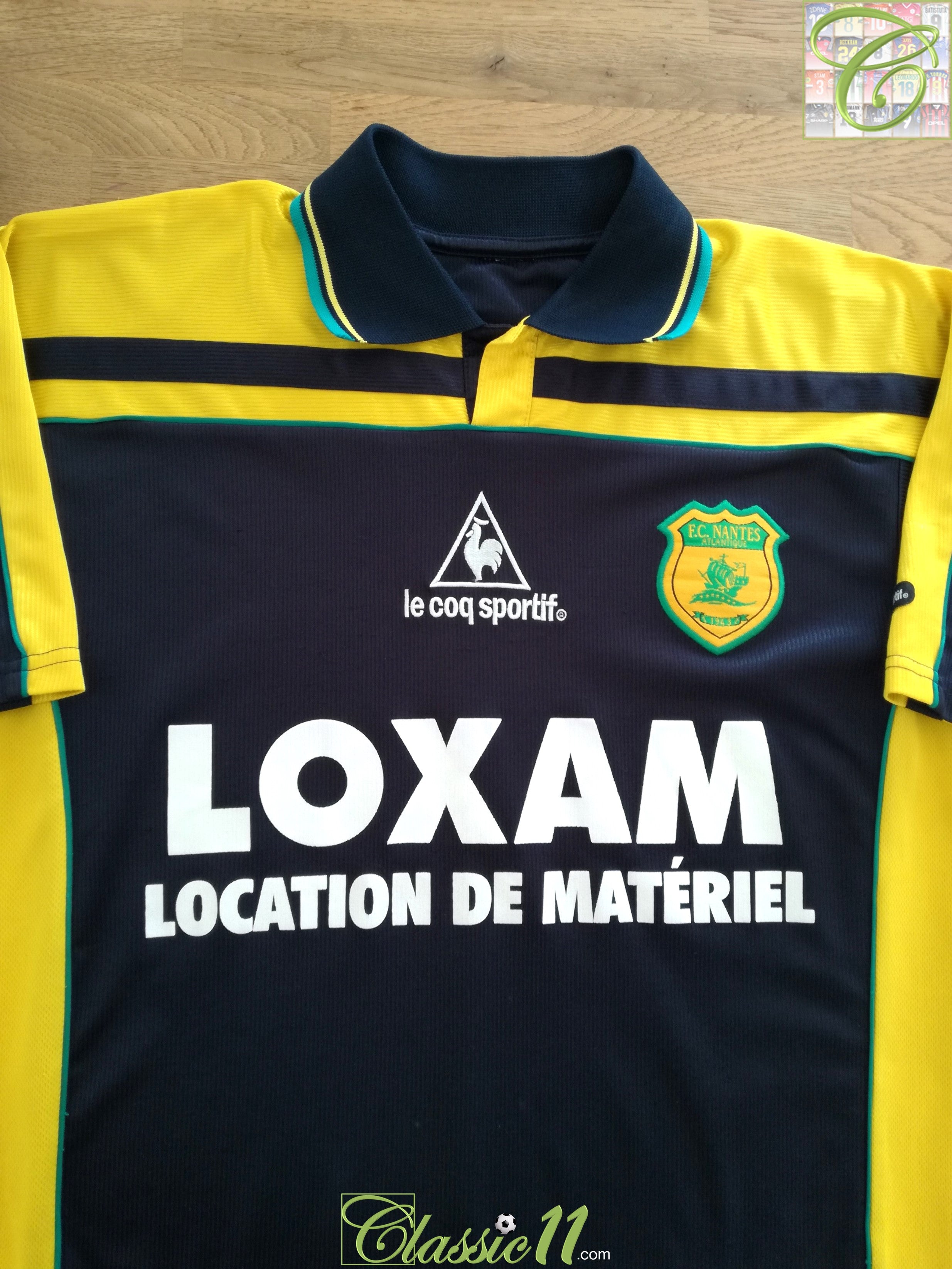 2000/01 Nantes Away 'Champion De France' Football Shirt