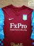 2010/11 Aston Villa Home Long Sleeve Football Shirt