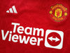 2023/24 Man Utd Home FA Cup Football Shirt Mainoo #37 (M)