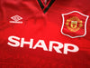 1994/95 Man Utd Home Football Shirt (XL)