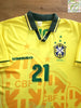 1994 Brazil Home Football Shirt Viola #21 (L)