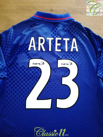 2002/03 Rangers Home SPL Football Shirt Arteta #23