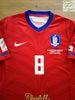 2010/11 South Korea Home Match Issue (vs Japan) Football Shirt Bitgaram #8 (L)