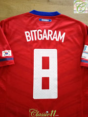 2010/11 South Korea Home Match Issue (vs Japan) Football Shirt Bitgaram #8