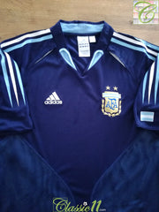 2004/05 Argentina Away Football Shirt (M)