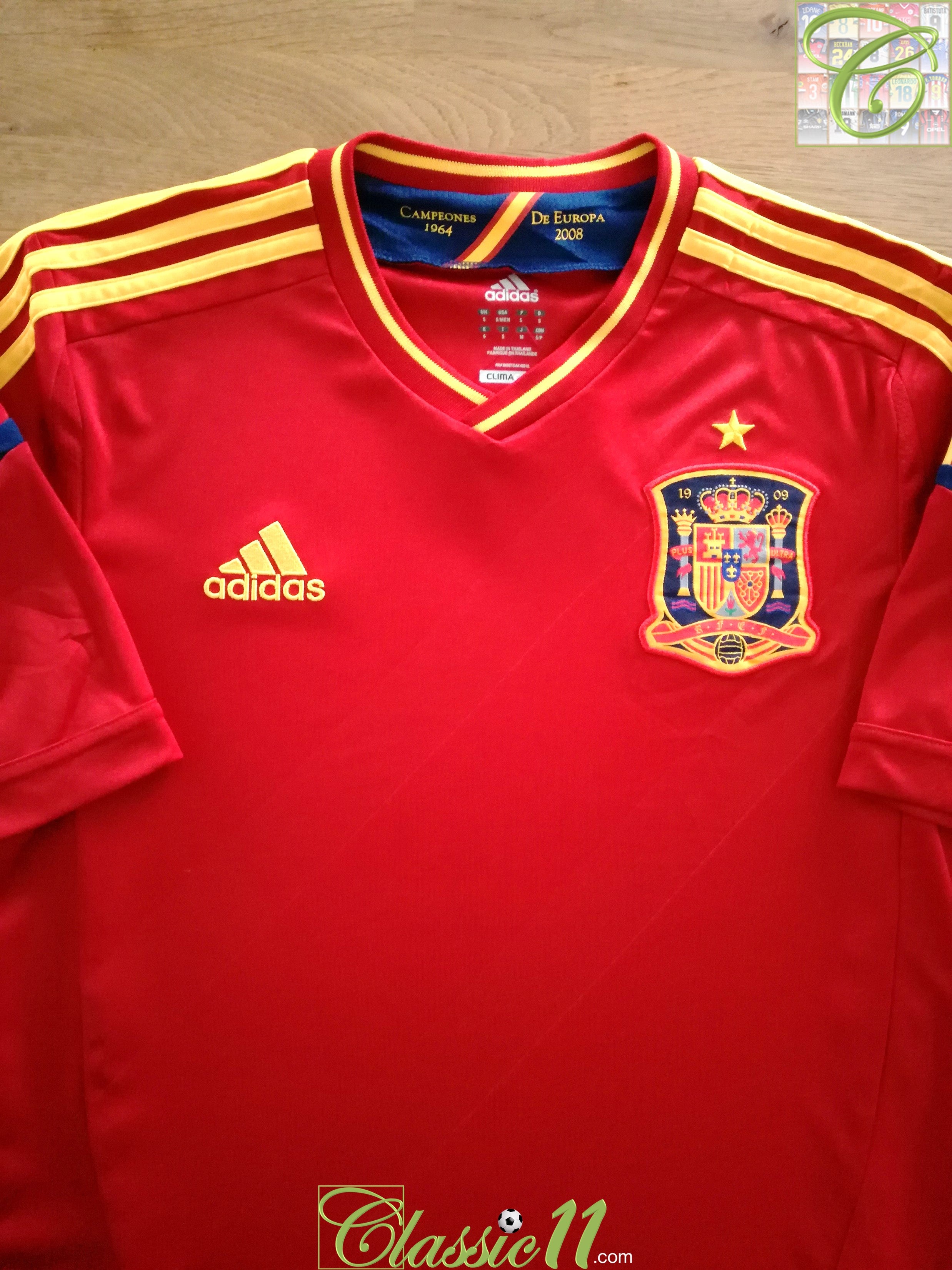 2011/12 Spain Home Football Shirt