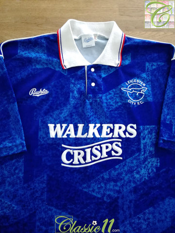 1990/91 Leicester City Home Football Shirt