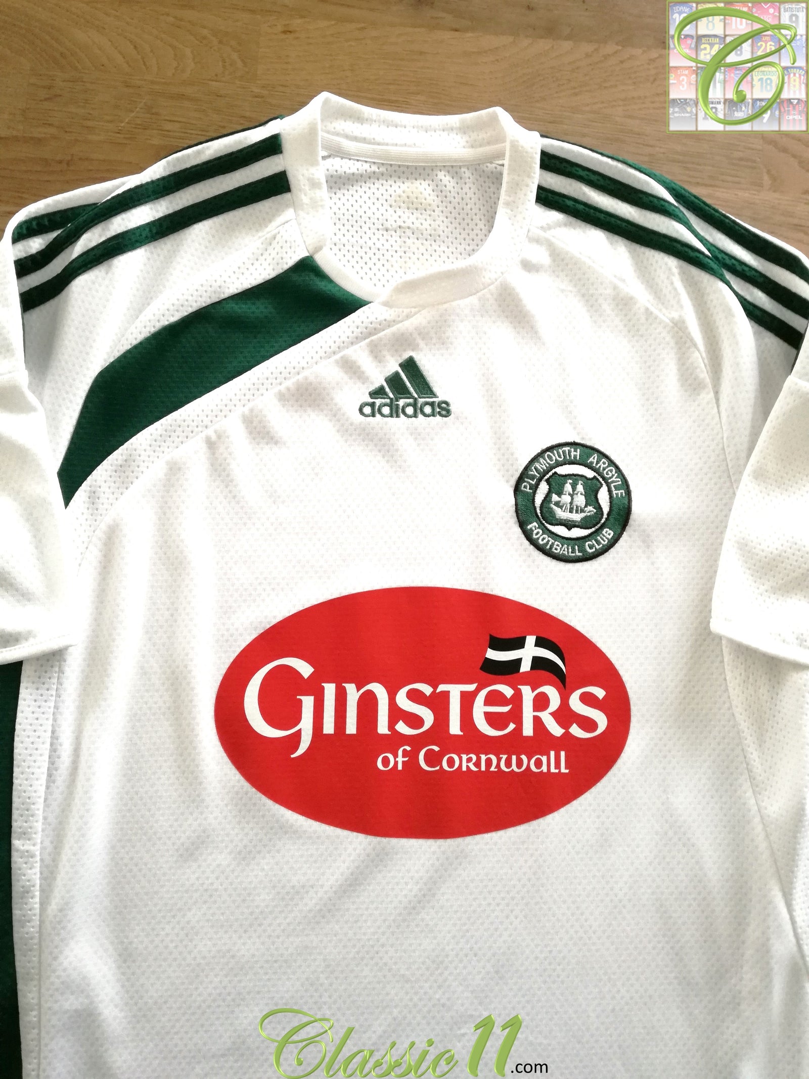 2009/10 Plymouth Argyle Away Football Shirt