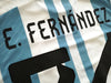 2023 Argentina Home Authentic Football Shirt E. Fernández #24 (L)