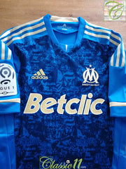 2011/12 Marseille Away Ligue 1 Techfit Football Shirt