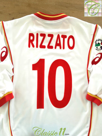 2005/06 US Catanzaro Away Serie B Football Shirt. Rizzato #10 (L)