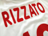 2005/06 US Catanzaro Away Serie B Football Shirt. Rizzato #10 (L)