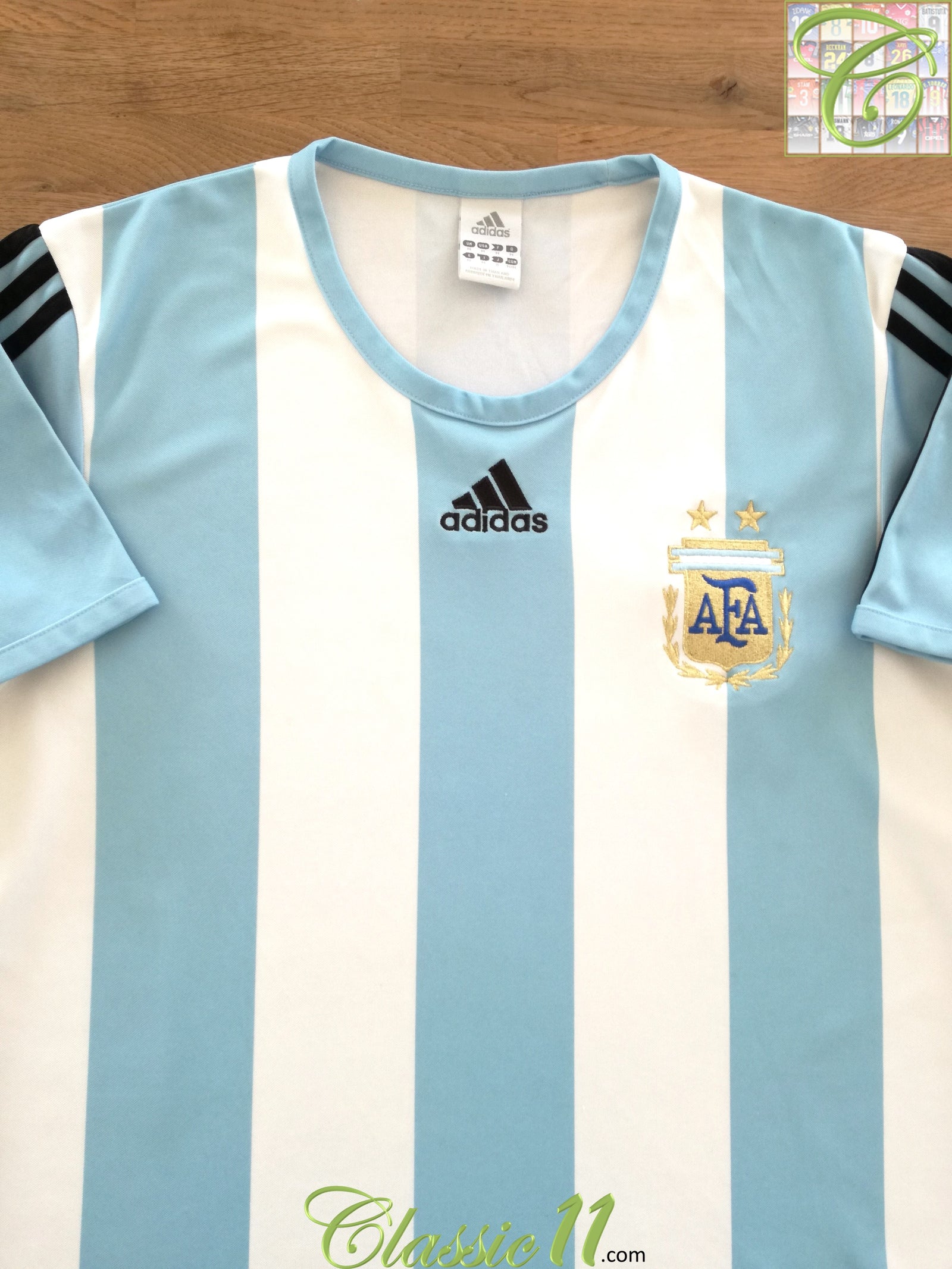 2007/08 Argentina Home Basic Football Shirt (M)