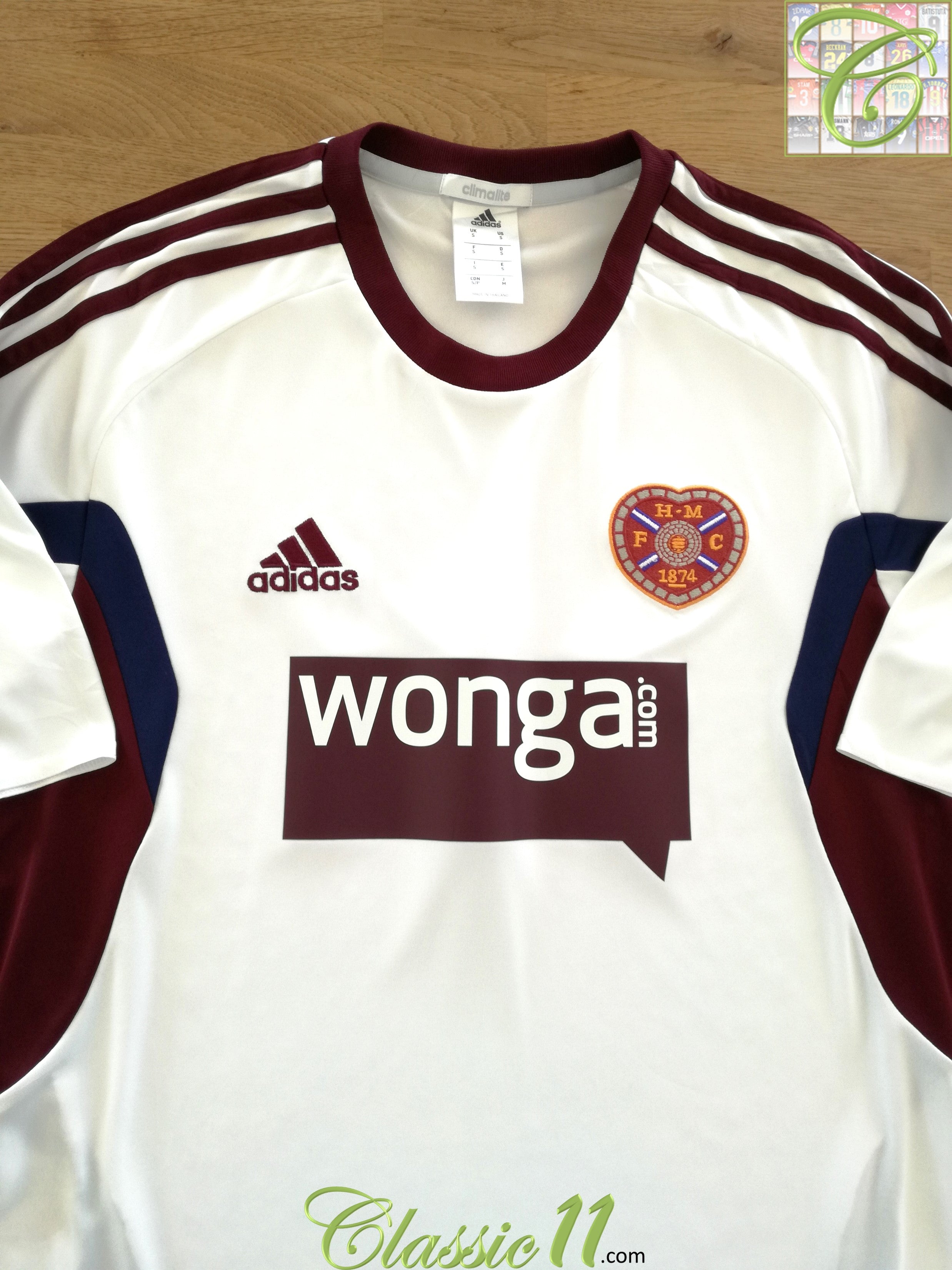 2013/14 Hearts Away Football Shirt