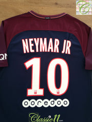 2017/18 PSG Home Football Shirt Neymar JR #10