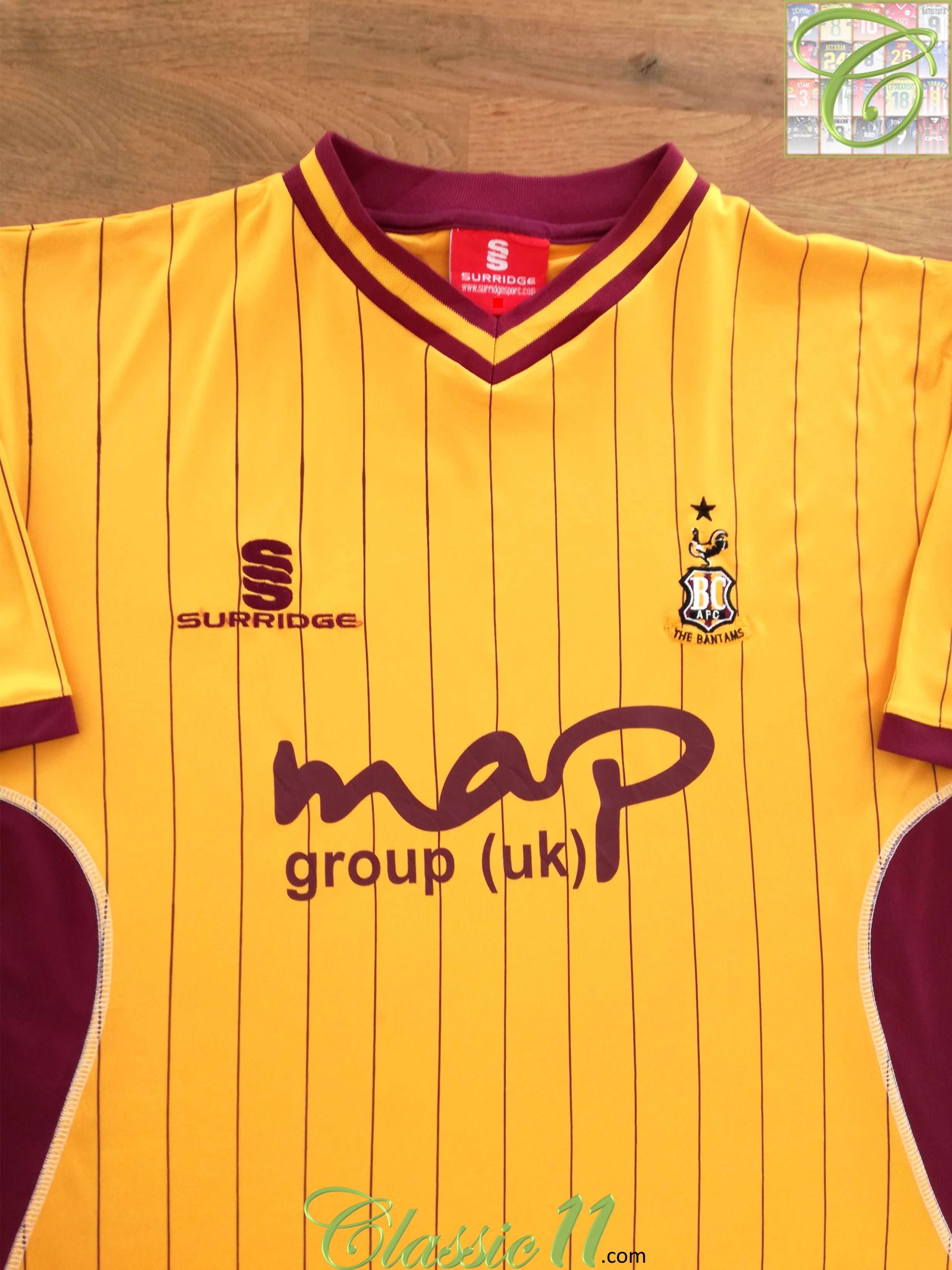 2010/11 Bradford City Home Football Shirt