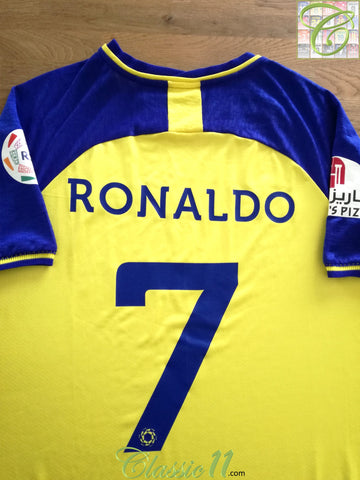 2022/23 AL Nassr Home RSL Authentic Football Shirt Ronaldo #7 (XL)