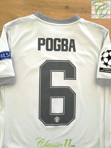 2017/18 Man Utd 3rd Champions League Football Shirt Pogba #6