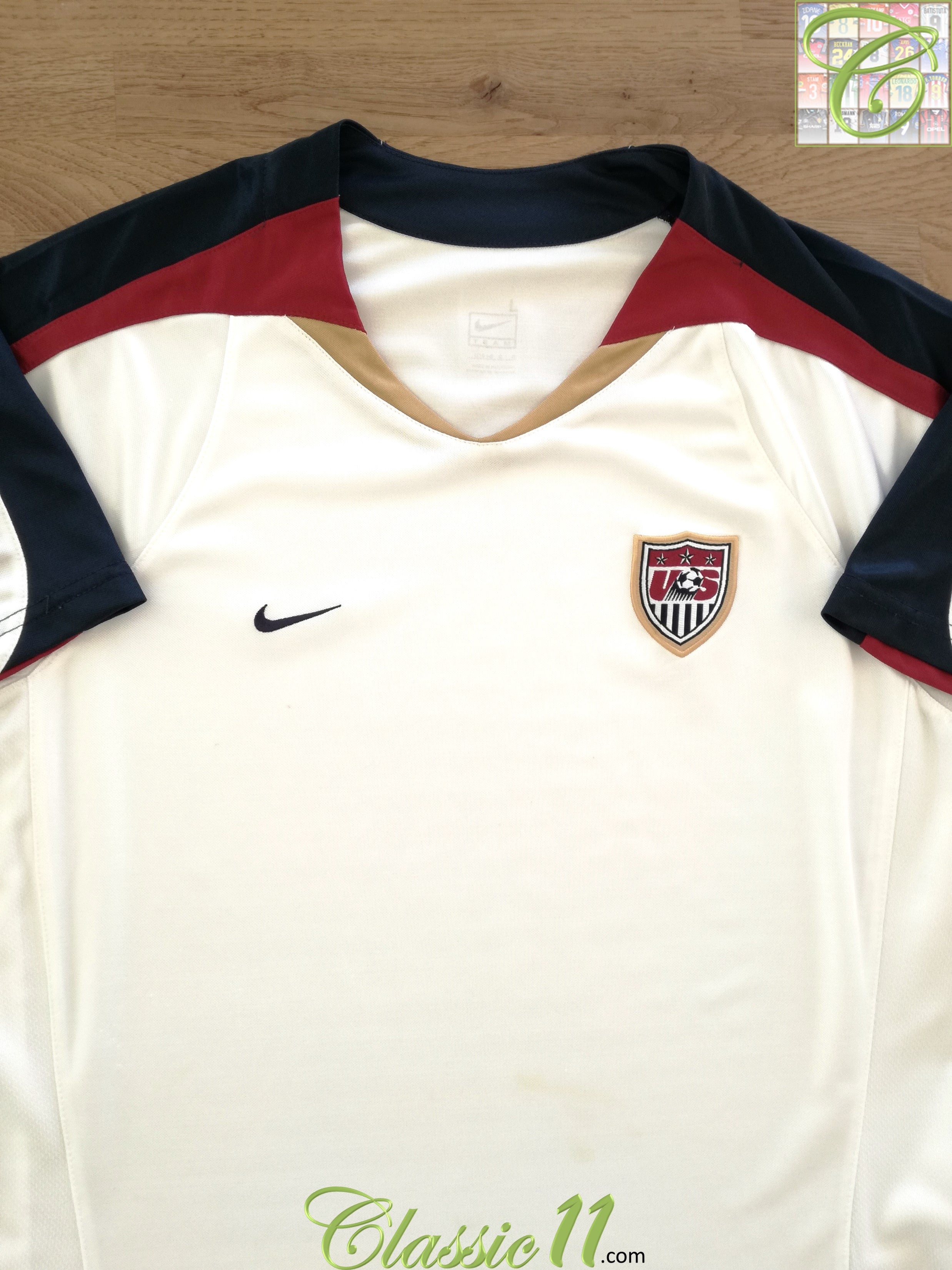 2007/08 USA Women Home Football Shirt 