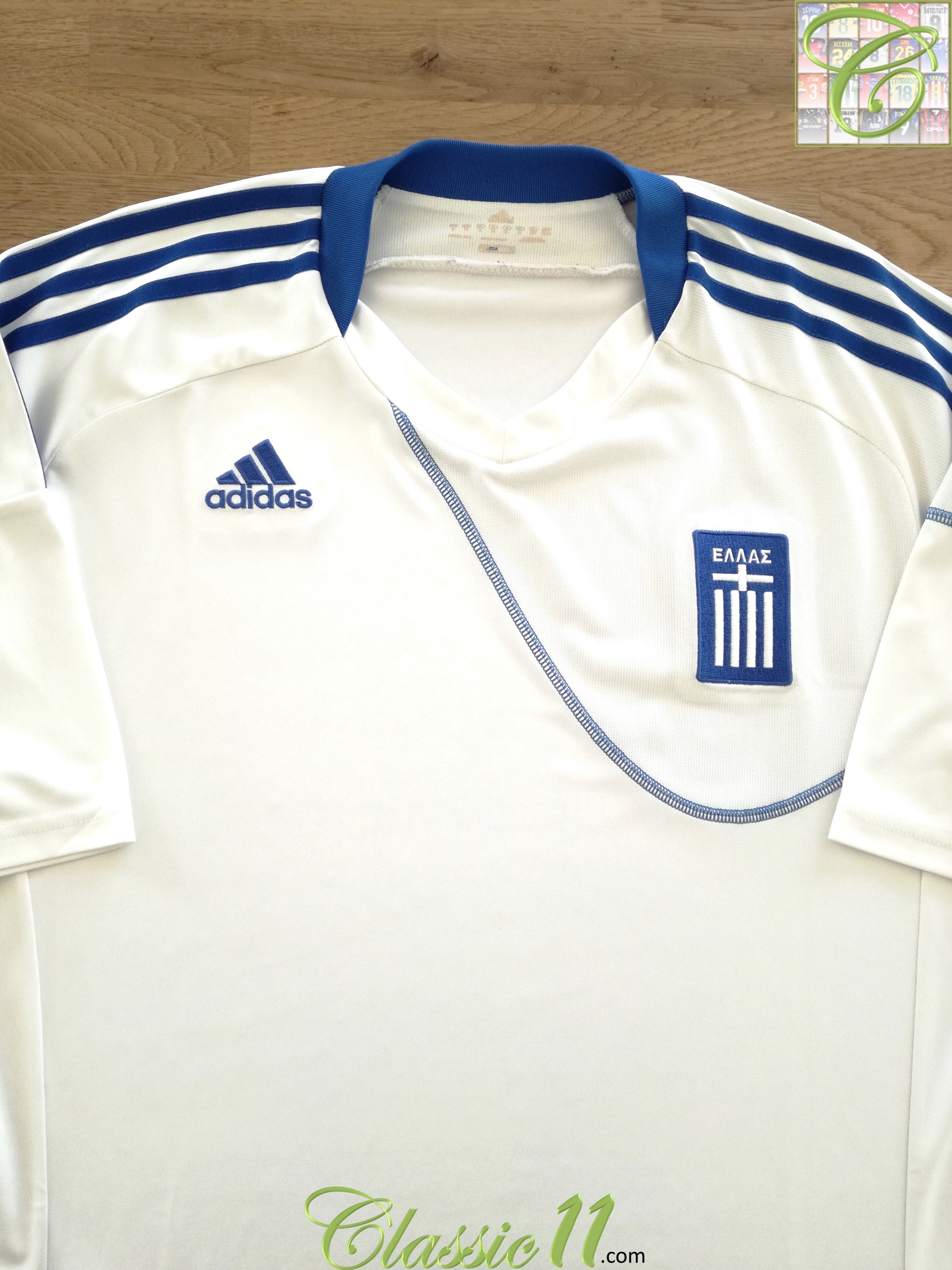 2010/11 Greece Home Football Shirt