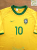 2000/01 Brazil Home Football Shirt Rivaldo #10