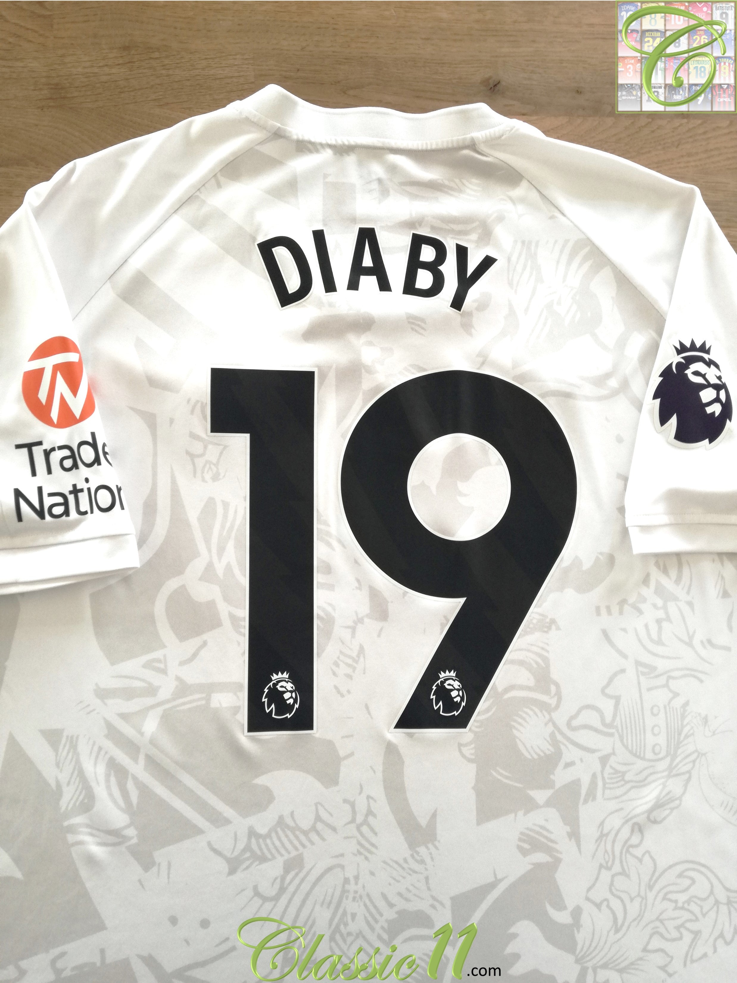 2023/24 Aston Villa Away Premier League Football Shirt Diaby #19