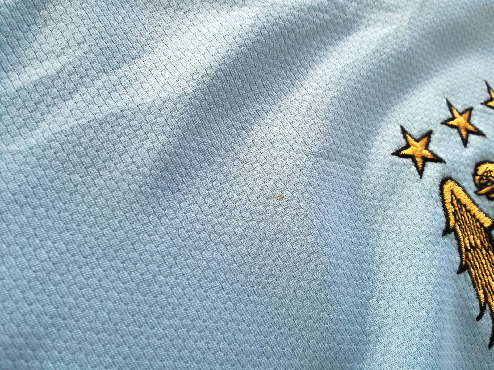 2008/09 Man City Home Football Shirt (XL)