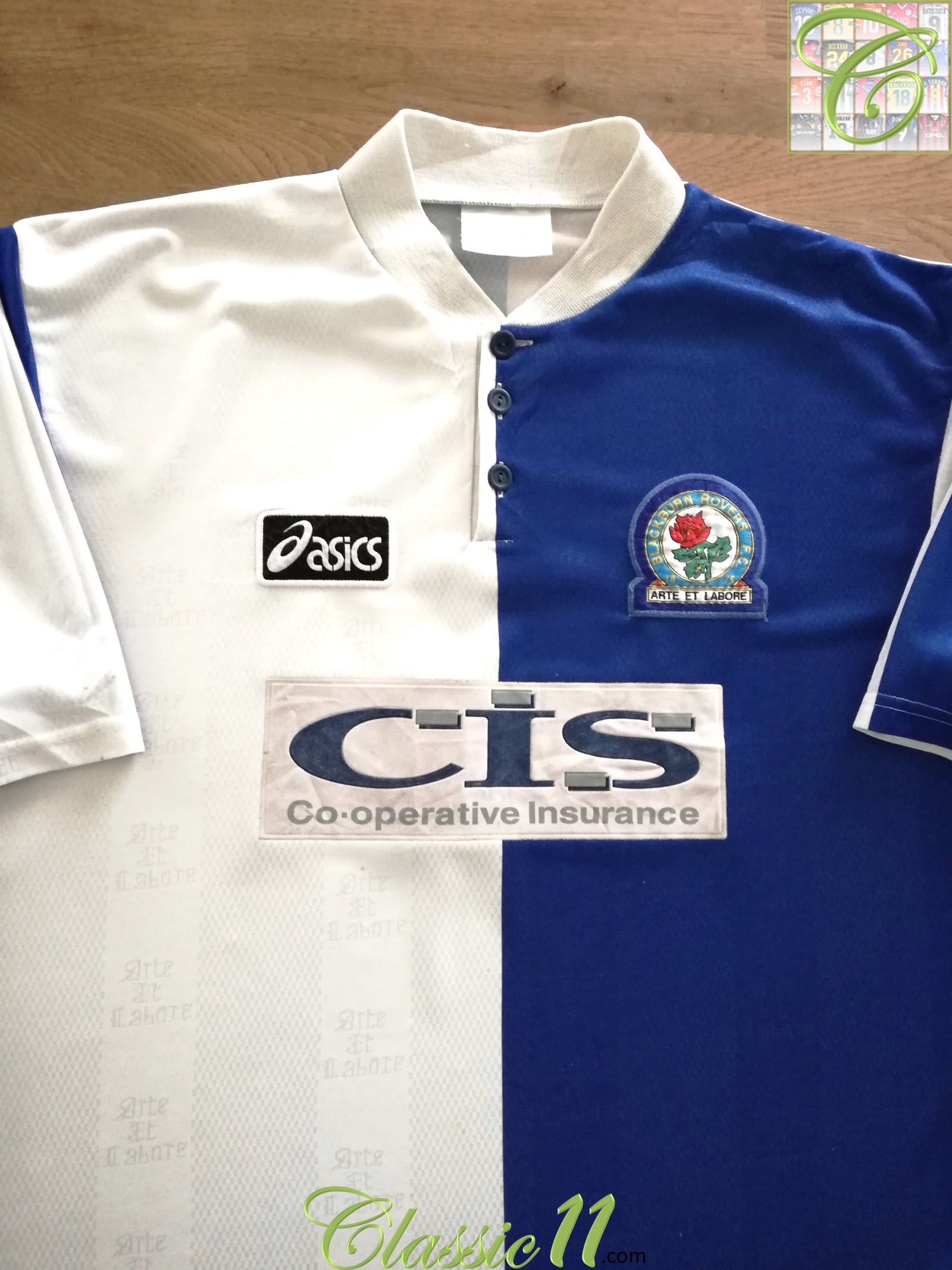 1996/97 Blackburn Rovers Home Football Shirt (K)