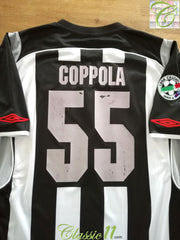 2008/09 Siena Home Serie A Football Shirt Coppola #55