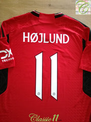 2023/24 Man Utd Home Authentic Football Shirt Højlund #11