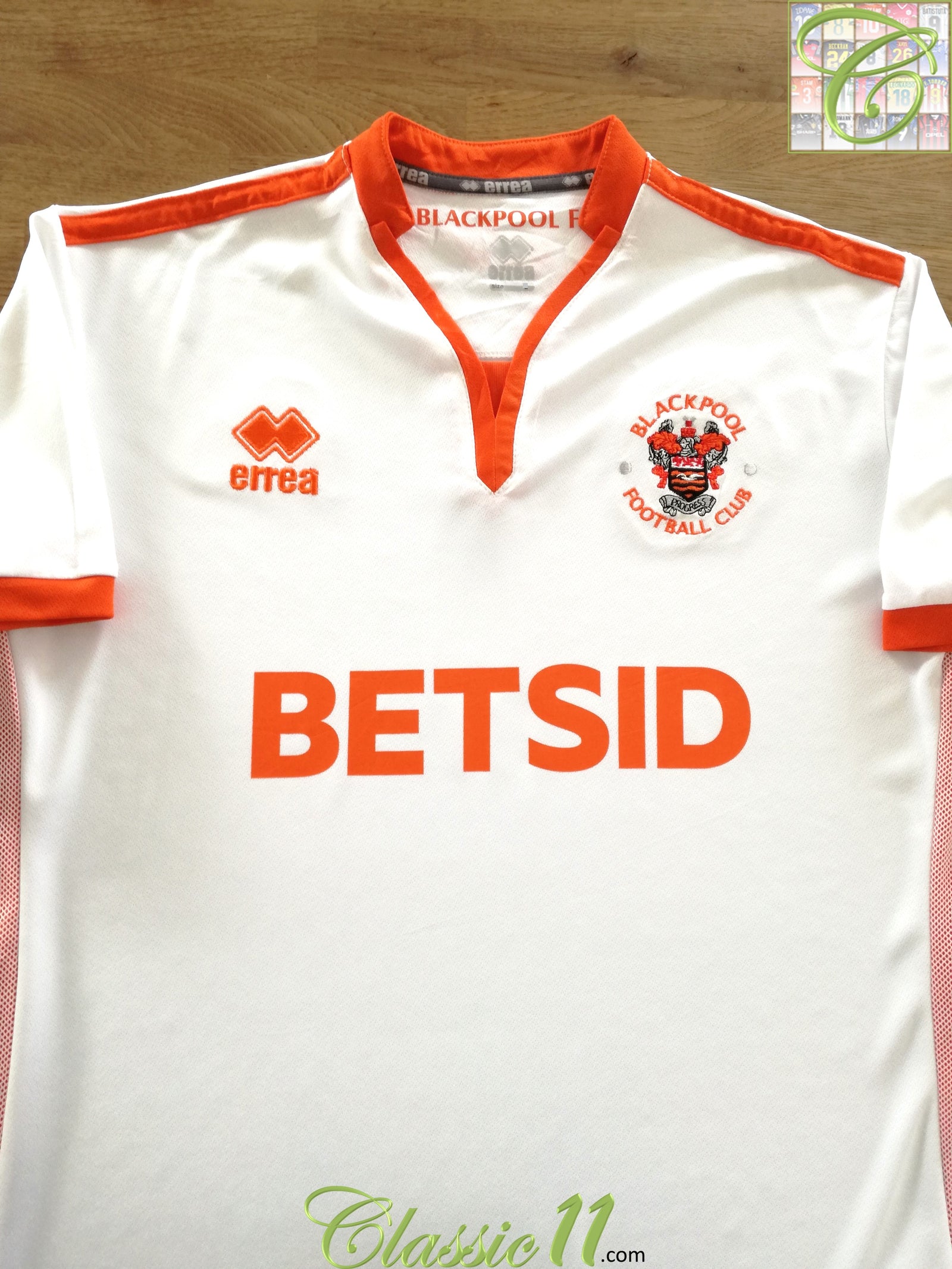 2018/19 Blackpool Away Football Shirt