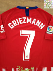 2018/19 Atlético Madrid Home La Liga Football Shirt Griezmann #7