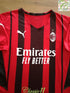 2021/22 AC Milan Home Authentic Football Shirt