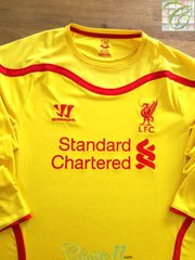 2014/15 Liverpool Away Long Sleeve Football Shirt