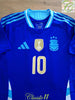 2024/25 Argentina Away World Champions 2022 Football Shirt Messi #10