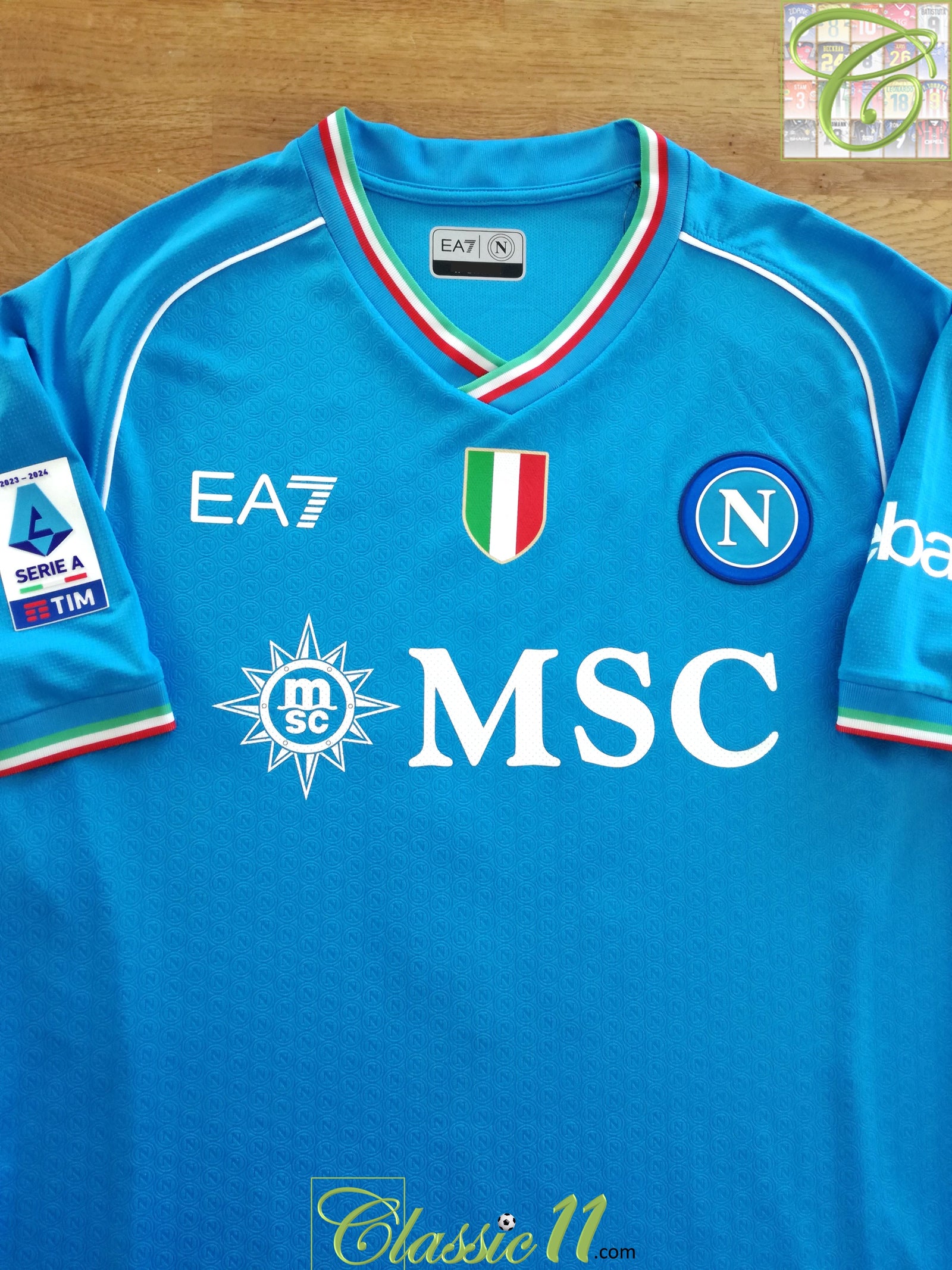 2023/24 Napoli Home Serie A Football Shirt