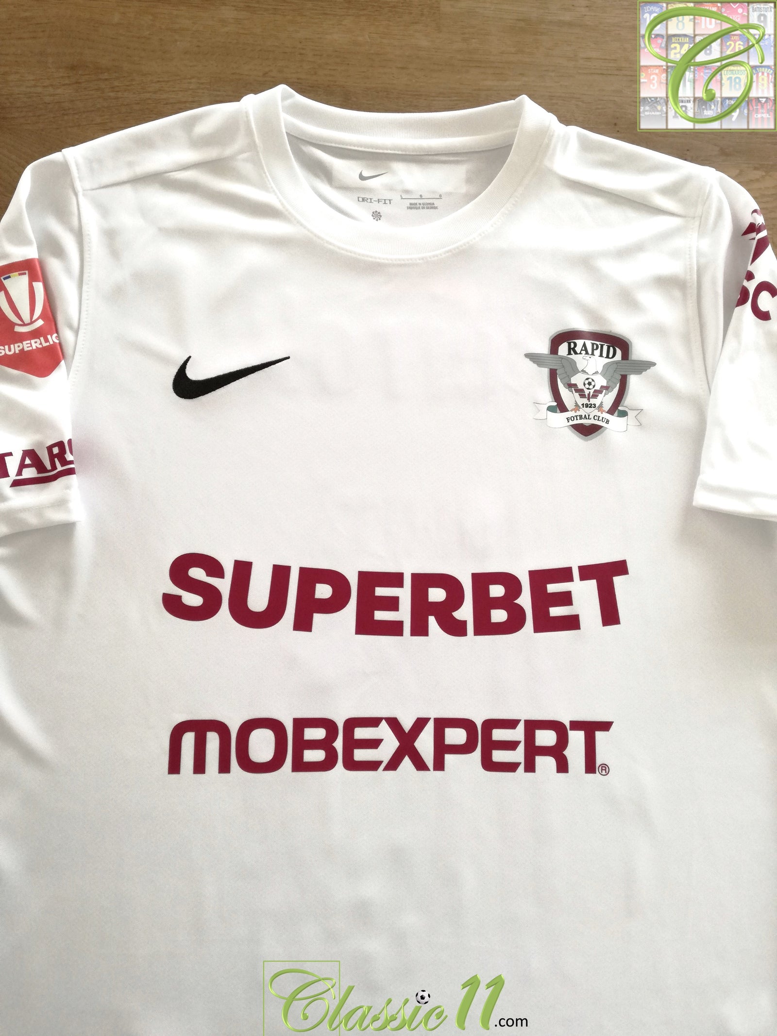 2022/23 Rapid București Away Superliga Football Shirt