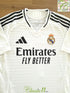 2024/25 Real Madrid Home Authentic Football Shirt Vini Jr. #7 (M)