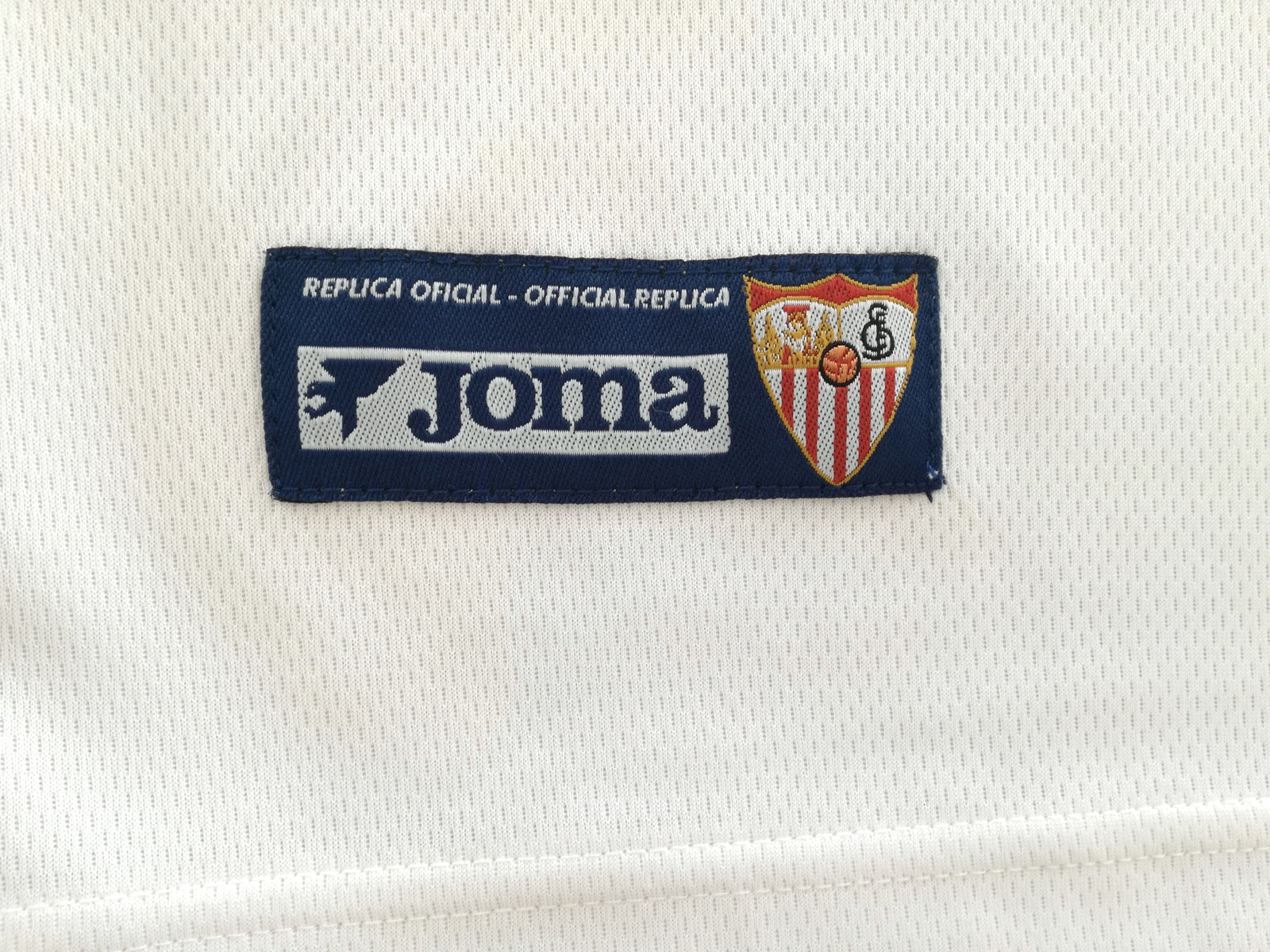 2002/03 Sevilla Home La Liga Football Shirt (M)