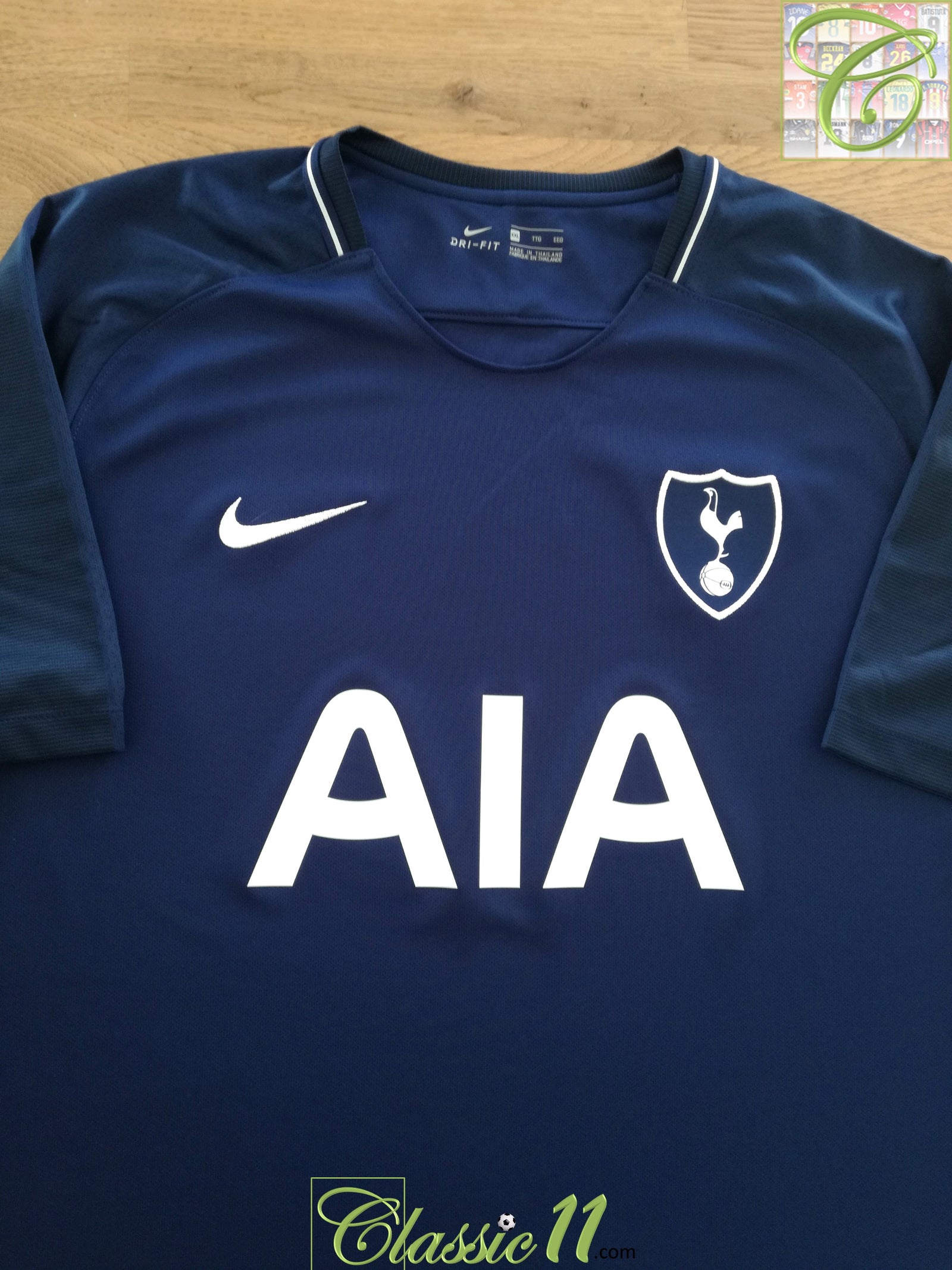 2017/18 Tottenham Away Premier League Football Shirt Kane #10 (XL)