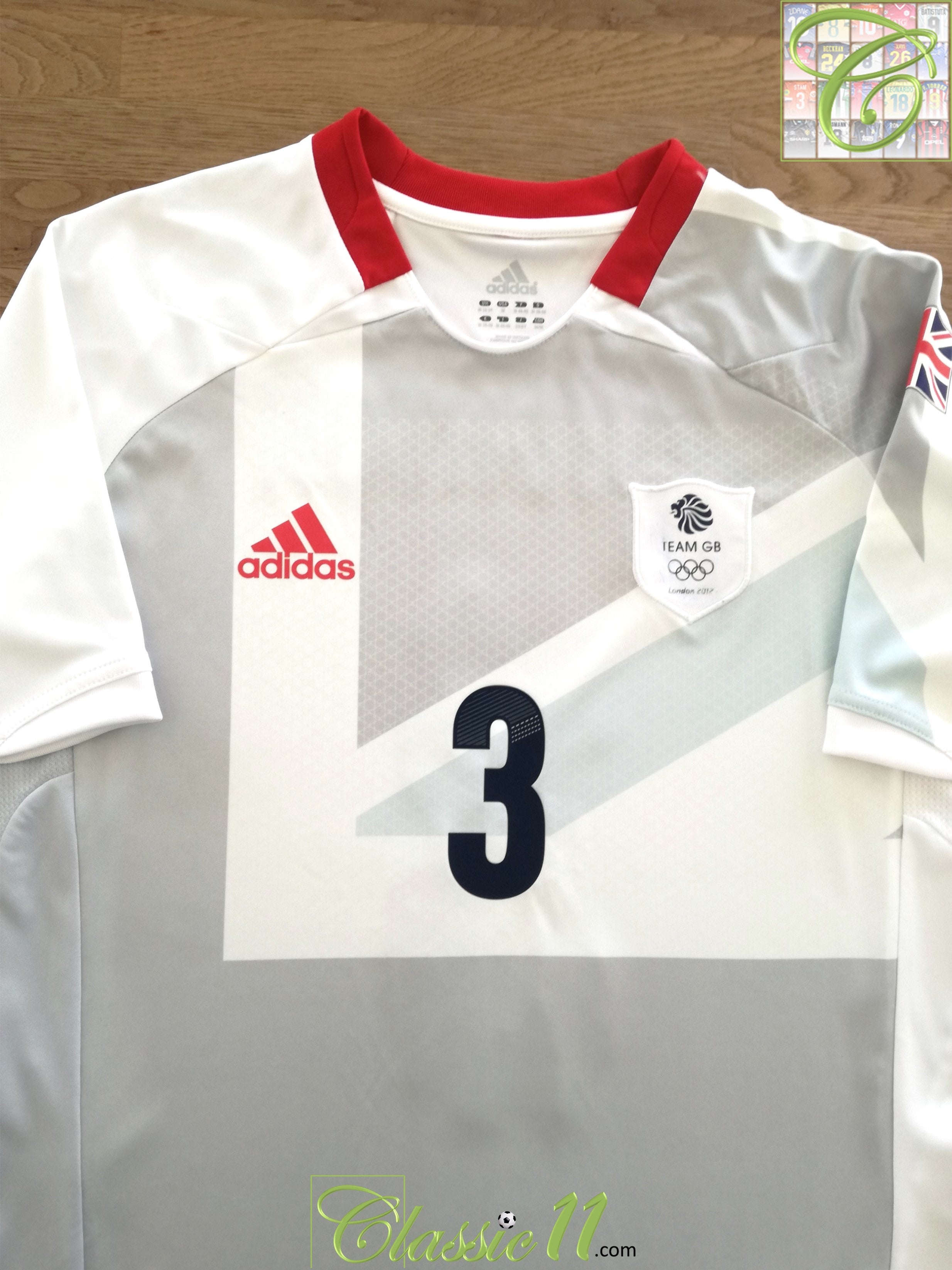 2012 Great Britain Olympic Away Football Shirt Houghton #3