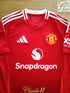 2024/25 Man Utd Home Football Shirt