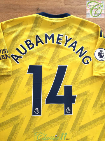 2019/20 Arsenal Away Premier League Football Shirt Aubameyang #14